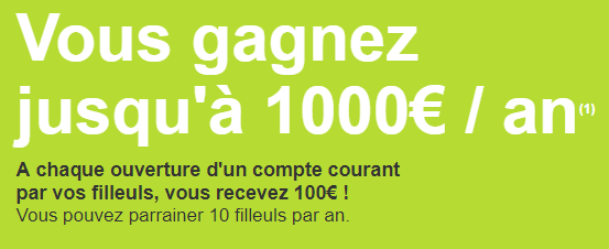 Gagnez jusqu'à 1.000 € en parrainant vos proches !