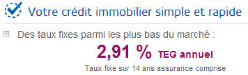 Crédit immobilier : nouvelle baisse de taux chez Boursorama banque à 2,91% ! Crédit immobilier : nouvelle baisse de taux chez Boursorama banque à 2,91% !