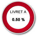 Taux théorique du livret A au 1er août : 0.50% Taux théorique du livret A au 1er août : 0.50%