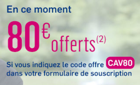 80€ à l'ouverture de votre compte courant chez Boursorama banque jusqu'au 18 mai 2016 ! 80€ à l'ouverture de votre compte courant chez Boursorama banque jusqu'au 18 mai 2016 !