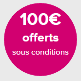 Boursorama Vie : l'offre de bienvenue 100€ offerts pour 300€ versés, renouvelée jusqu'au 27 avril Boursorama Vie : l'offre de bienvenue 100€ offerts pour 300€ versés, renouvelée jusqu'au 27 avril