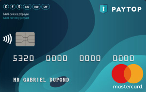 Mastercard Paytop : une carte prépayée multi-devises au prix de 20€/an