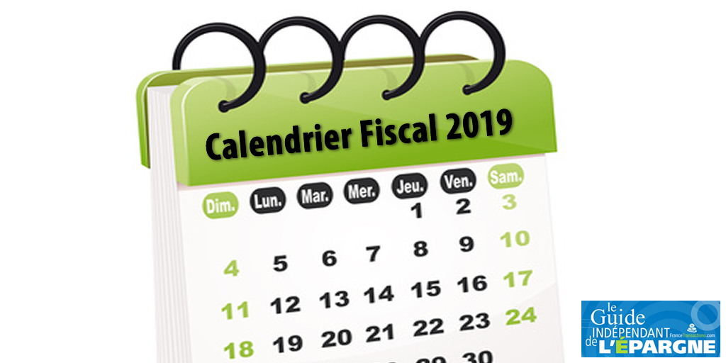 Calendrier fiscal 2019 Calendrier fiscal 2019