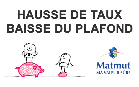 Livret épargne Matmut, hausse de taux au 1er mai 2019 : au final, une mauvaise nouvelle pour les épargnants Livret épargne Matmut, hausse de taux au 1er mai 2019 : au final, une mauvaise nouvelle pour les épargnants