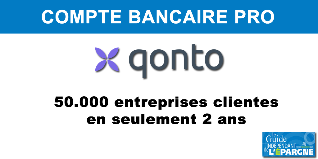 Néobanque/FinTech : Qonto passe le cap des 50.000 entreprises clientes, en seulement 2 ans Néobanque/FinTech : Qonto passe le cap des 50.000 entreprises clientes, en seulement 2 ans