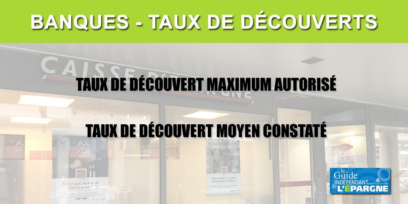 Banques : taux maximum pour vos découverts applicables jusqu'au 30 mars 2020 Banques : taux maximum pour vos découverts applicables jusqu'au 30 mars 2020