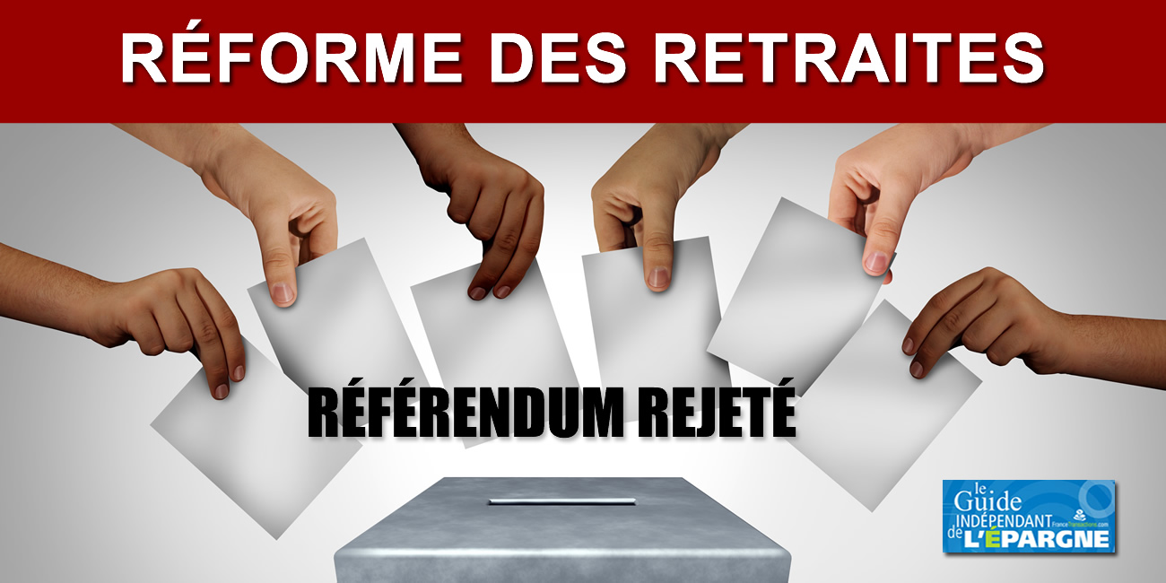 Réforme des retraites : l'idée d'un référendum rejetée par l'Assemblée Nationale Réforme des retraites : l'idée d'un référendum rejetée par l'Assemblée Nationale