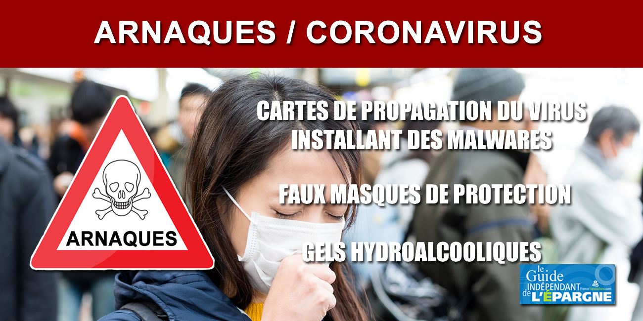 Coronavirus/Arnaques : faux sites de ventes de protections et sites piégés de suivi de la pandémie se multiplient Coronavirus/Arnaques : faux sites de ventes de protections et sites piégés de suivi de la pandémie se multiplient