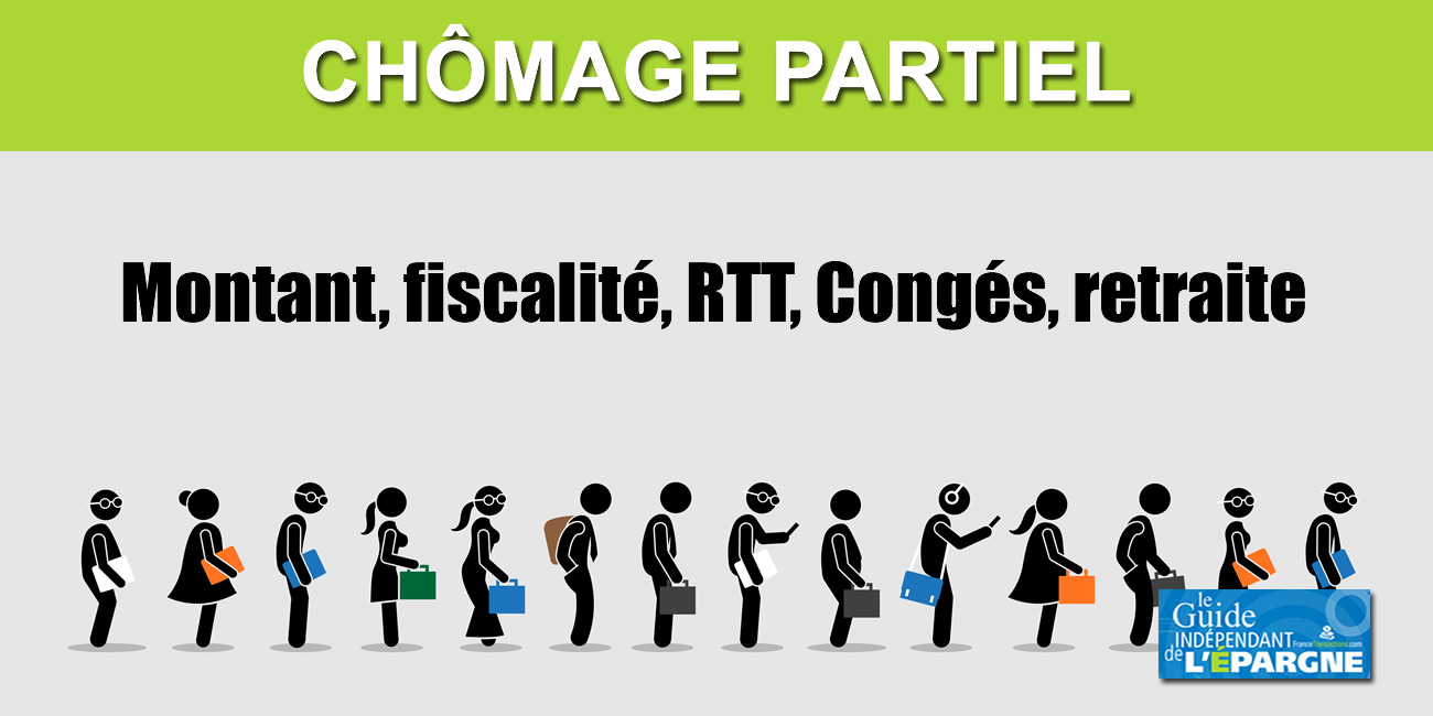 Chômage partiel : montant, fiscalité, impacts sur vos RTT, jours de congés, retraites, crédits Chômage partiel : montant, fiscalité, impacts sur vos RTT, jours de congés, retraites, crédits