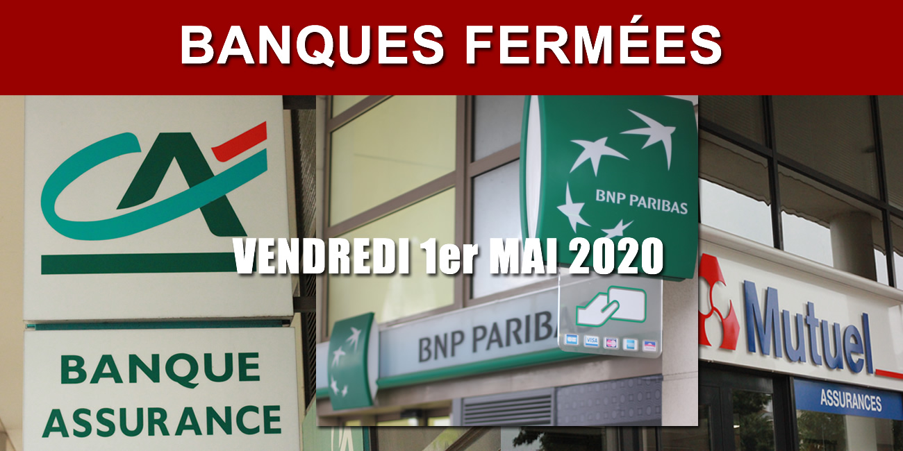 Banques : attention aux jours fériés, places bancaires fermées Banques : attention aux jours fériés, places bancaires fermées