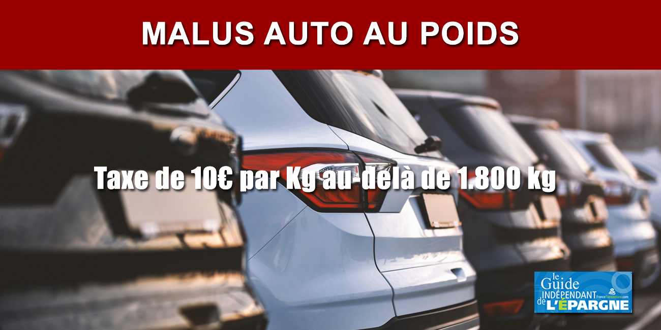 Malus Auto pour les véhicules de plus de 1.800Kg, le régime auto applicable dès 2022 Malus Auto pour les véhicules de plus de 1.800Kg, le régime auto applicable dès 2022