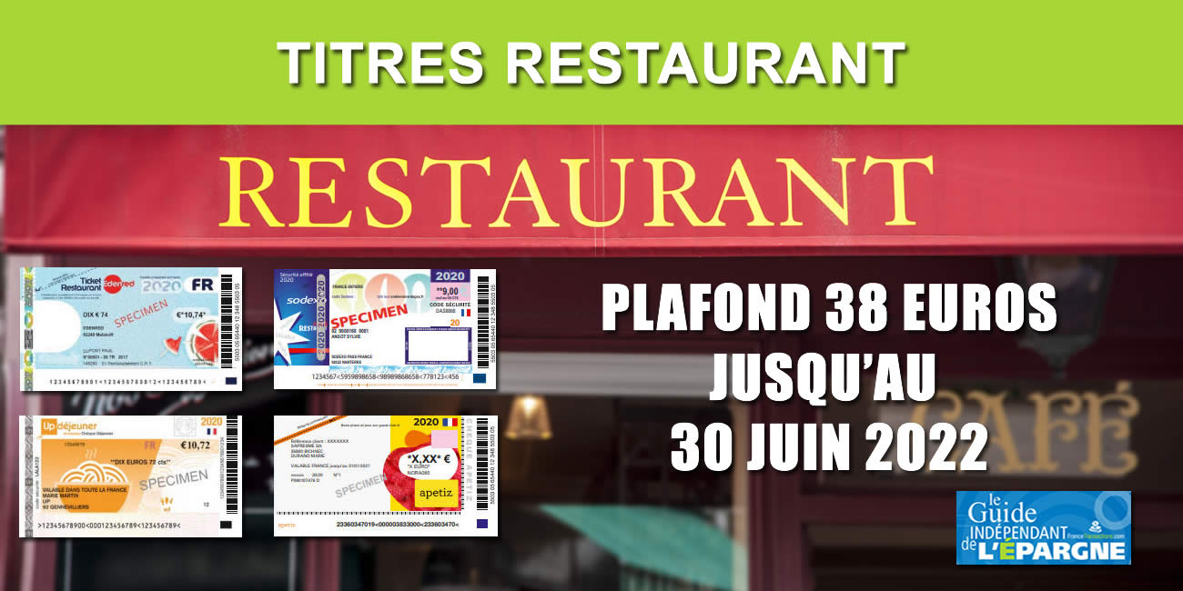 Titres restaurants (Ticket Restaurant, UpDéjeuner, Pass Restaurant