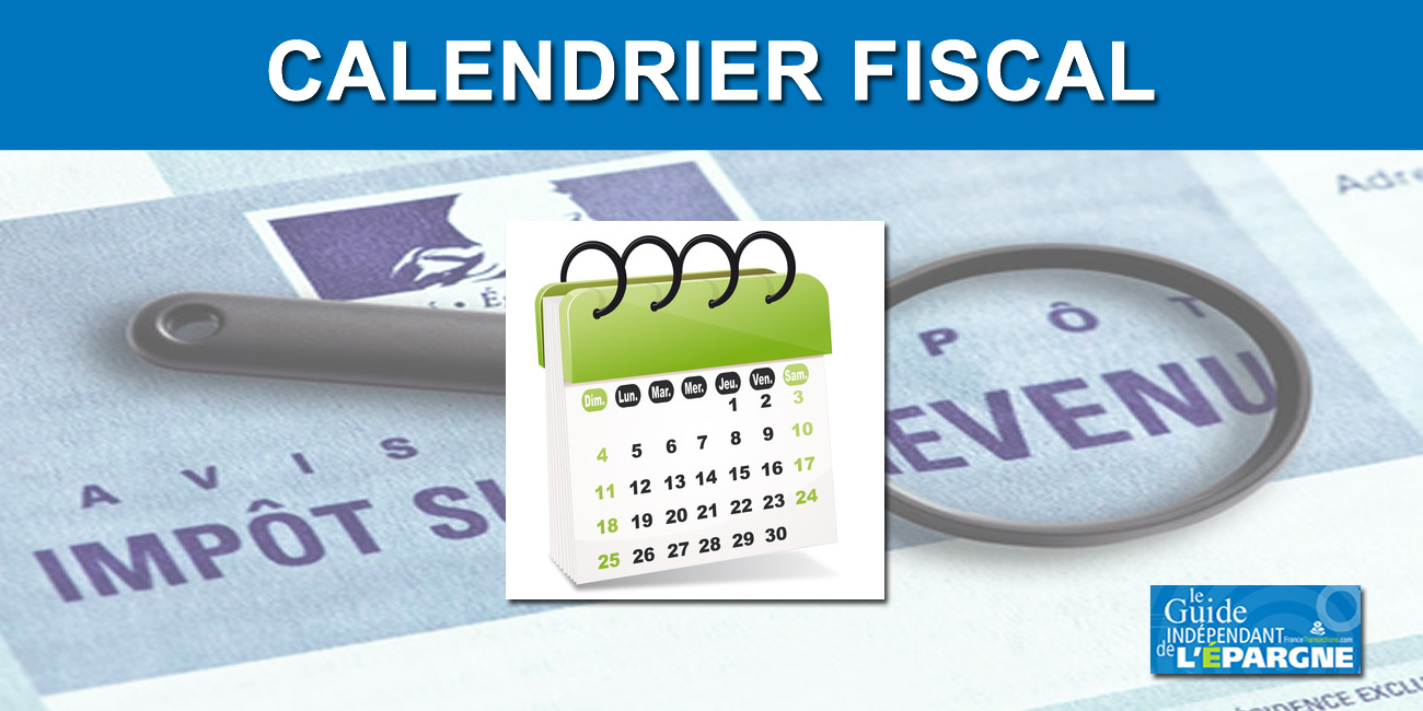 📅 Calendrier fiscal 2022 📅 Calendrier fiscal 2022