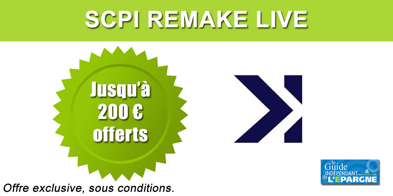 La SCPI Remake Live, sans frais d’entrée, labelisée ISR, désormais éligible sur les contrats d