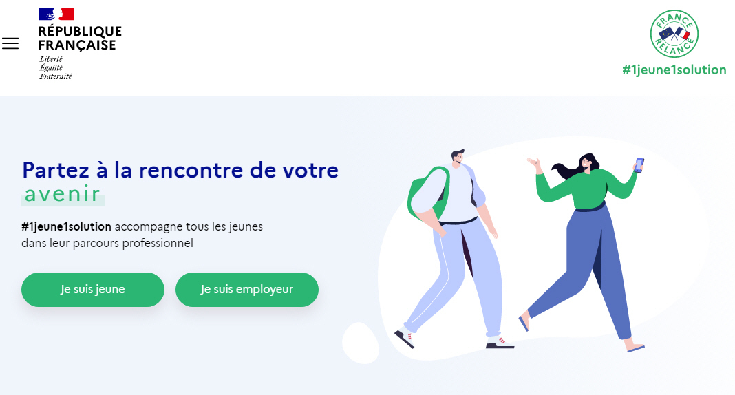 Copie écran plateforme 1jeune1solution