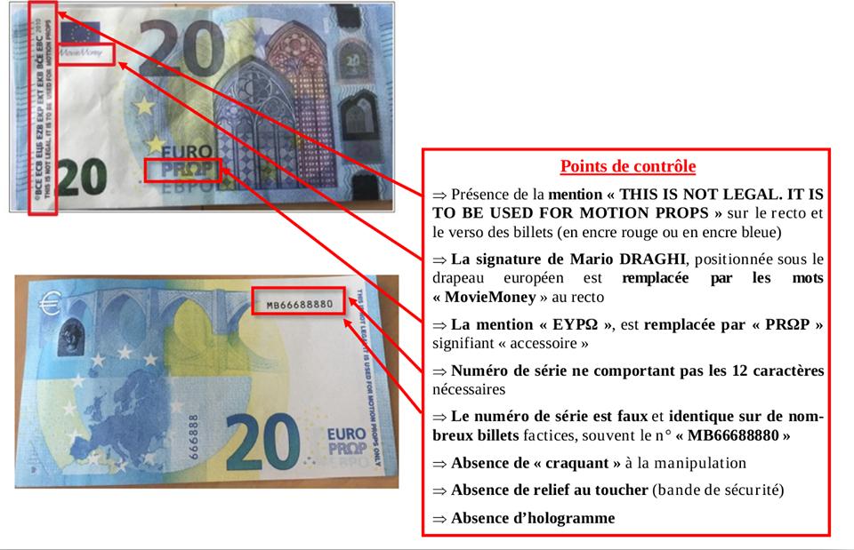 Comment reconnaître facilement ces faux-billets ?
