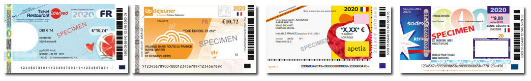 Principales sociétés émettrices de titres restaurant