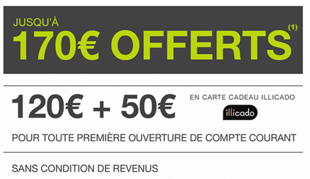 Monabanq : jusqu’à 170 € offerts pour l’ouverture de votre compte tout compris, pendant seulement 9 jours !