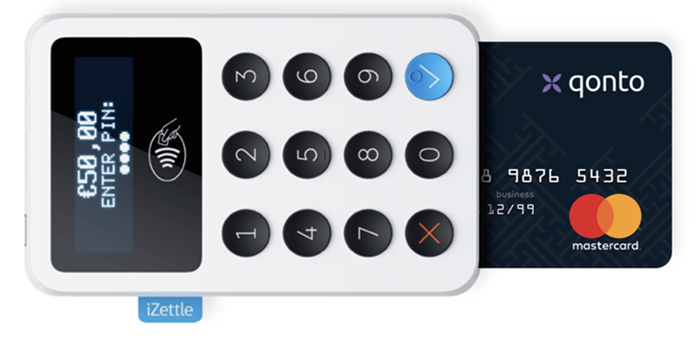 aiement électronique pour les TPE, iZettle et Qonto partenaires, de nouveaux services innovants à venir