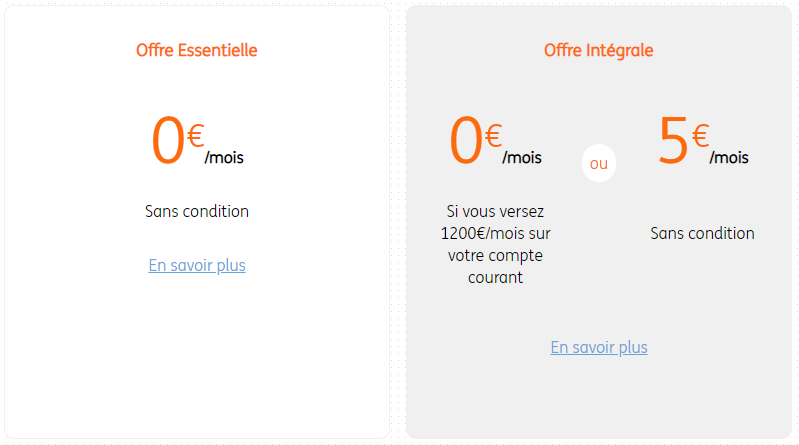 Compte courant ING : 3 offres proposées
