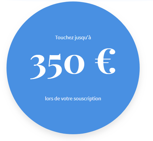 Jusqu’Ã 350€ offerts, sous conditions
