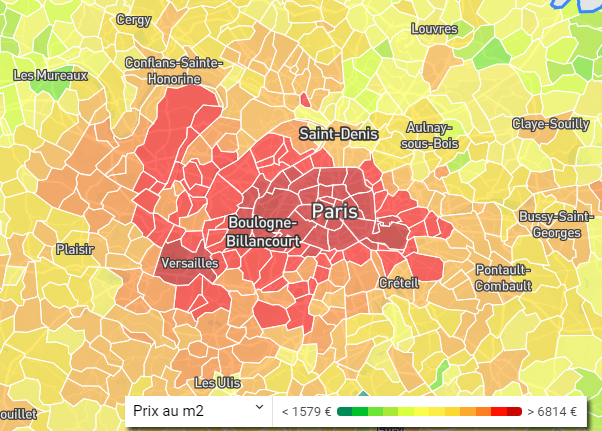 Baromètre des prix Ile de France