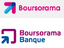 Logos Boursorama : après et avant