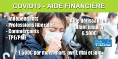 COVID-19 / Aide allant jusqu'à 1.500€ pour indépendants, artisans, libéraux, associations, TPE