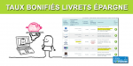 Taux boostés des Livrets Epargne Février 2020
