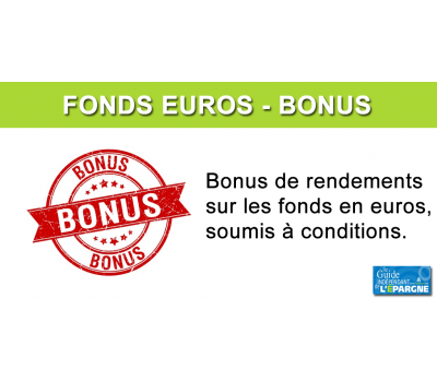 Assurance-Vie, Fonds en euros : bonus de rendement 2020